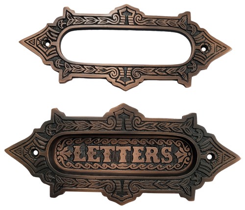 "Small Letters" Brass Letter Plate  